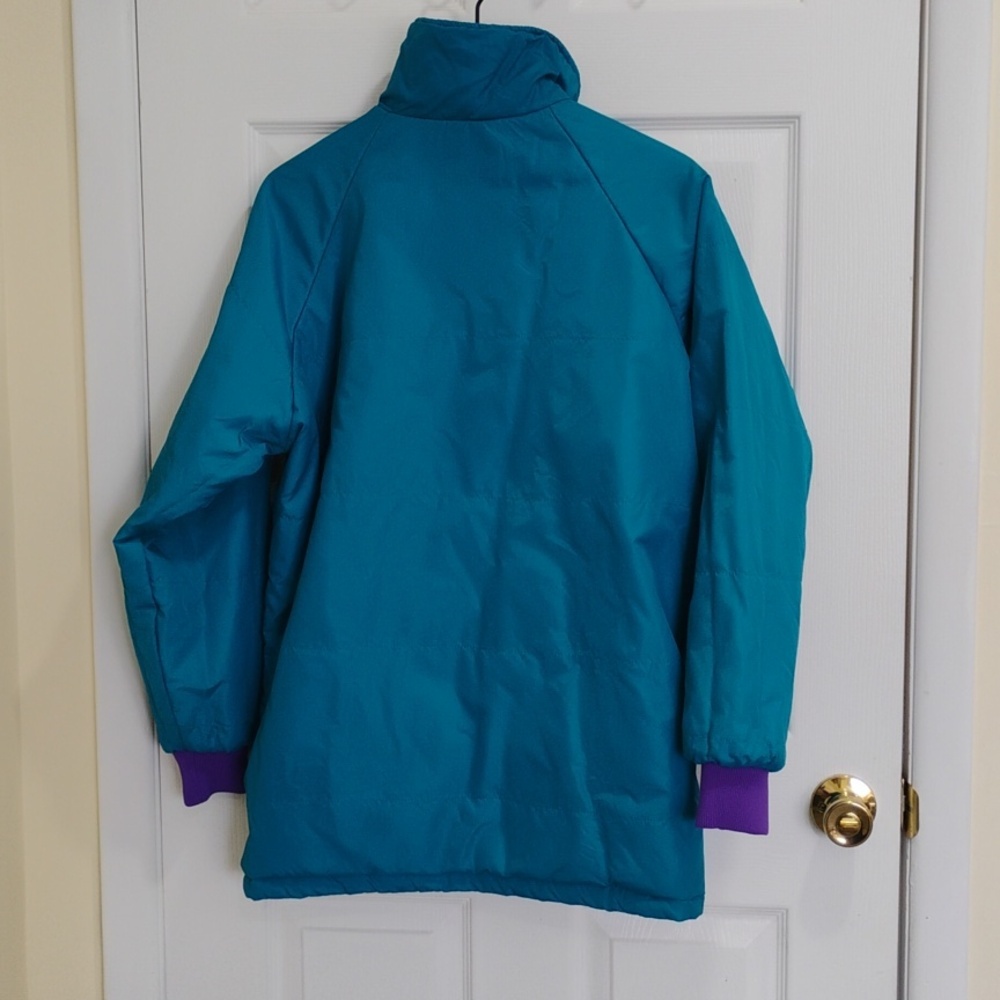 Columbia Teal and Purple Reversible Colorblock Jacket - Picture 9 of 9